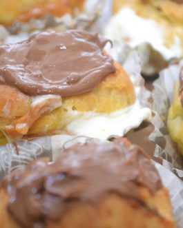 Chocolate Eclairs with real cream