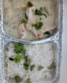 Chicken Ala King with Rice