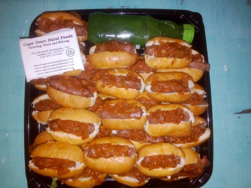 CAPE TOWN HALAAL MINI Boerewors ROLLs PLATTER